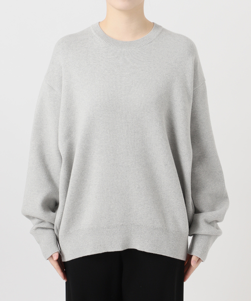 SMOOTH TOP クルーネック プルオーバー（ニット/セーター）｜Deuxieme