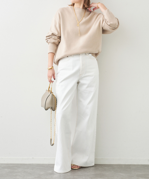 SMOOTH TOP クルーネック プルオーバー（ニット/セーター）｜Deuxieme