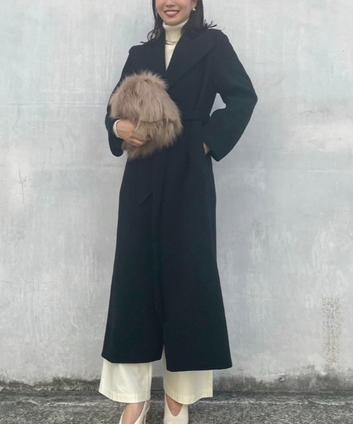 anuans（アニュアンス）の「ビッグカラーリバーコート（その他アウター