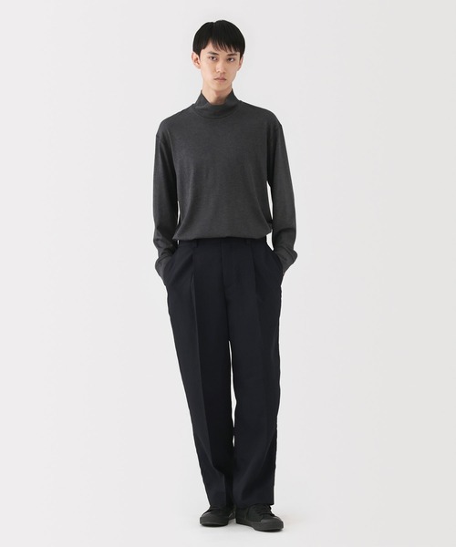 MUJI Labo〕紳士 ポリエステルタックワイドパンツ（その他パンツ