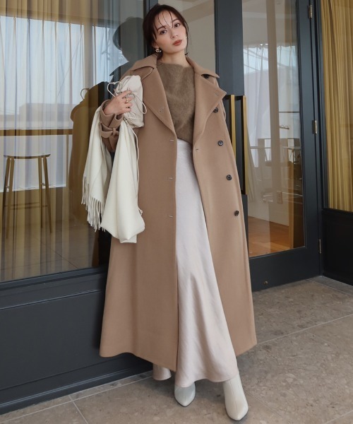 anuans（アニュアンス）の「ウールトレンチコート（トレンチコート