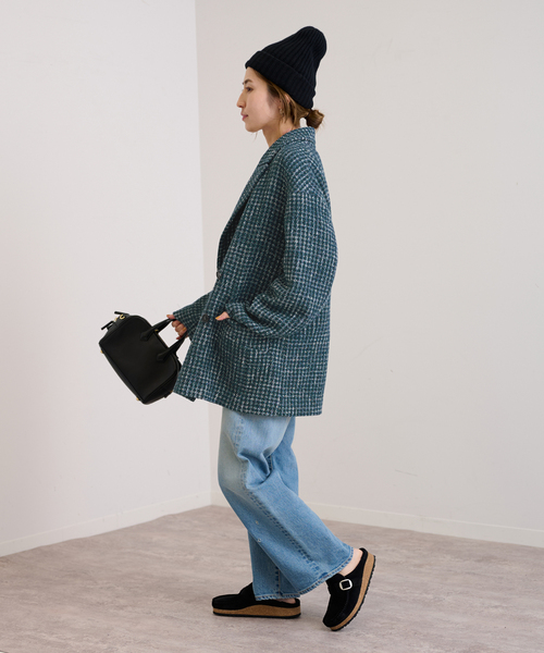 FRAMeWORK（フレームワーク）の「ツィードダブルブレストジャケット