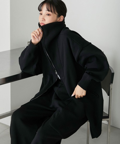 forksy.】オーバーサイズドライバーズニットカーディガン