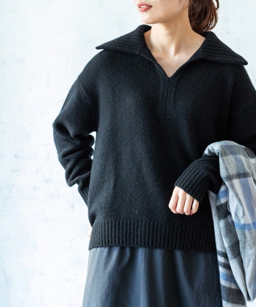 IENA（イエナ）の「ラクーンボトルネックプルオーバー◇（ニット