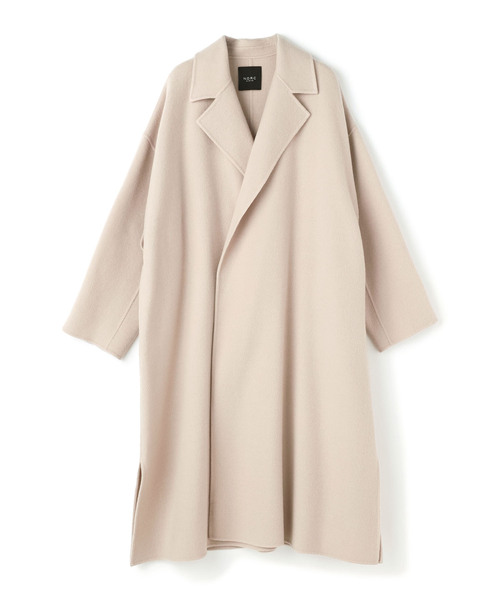セール】ライトウールリバーロングコート（ダウンジャケット/コート