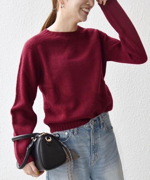 SHIPS any別注】Harley of Scotland:〈手洗い可能〉シェットランド