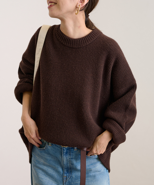 FRAMeWORK（フレームワーク）の「両畦プルオーバー（ニット/セーター