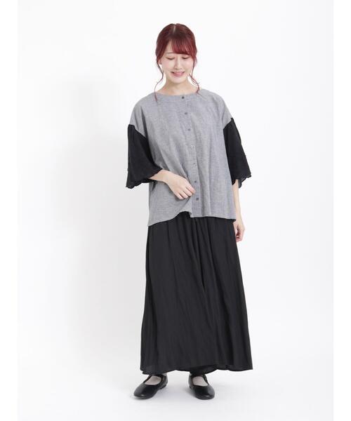 Samansa Mos2（サマンサ モスモス）の「袖立体刺繍レース前後2WAY