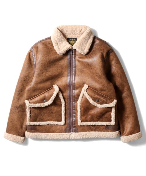 UNIVERD72/ユニバード］FAKE MOUTON JACKET type CWU/45P フェイク