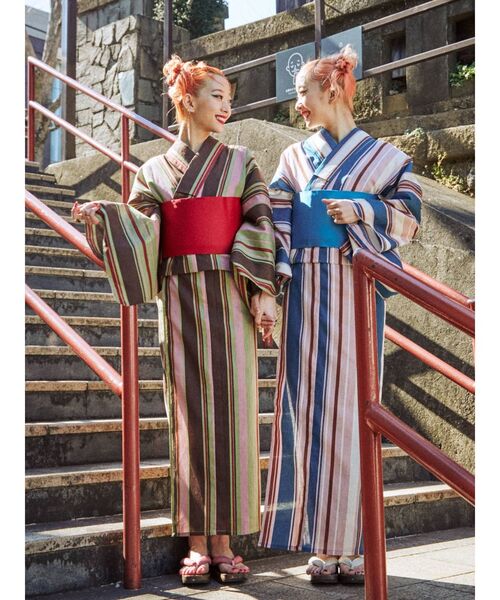 jouetie（ジュエティ）の「マルチストライプ浴衣（浴衣）」 - WEAR