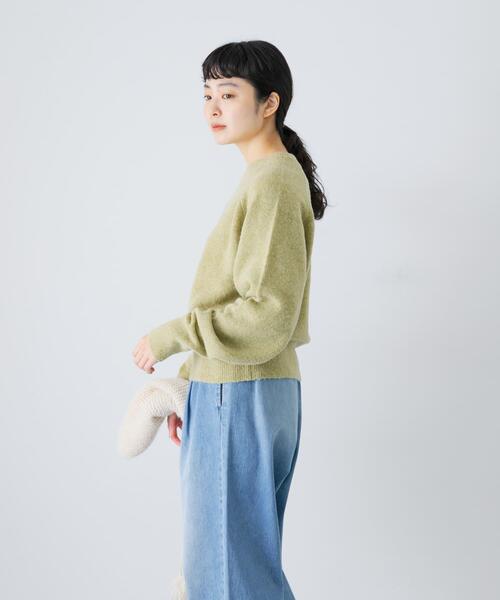 かぐれ（カグレ）の「アルパカクルーネックニット（ニット/セーター