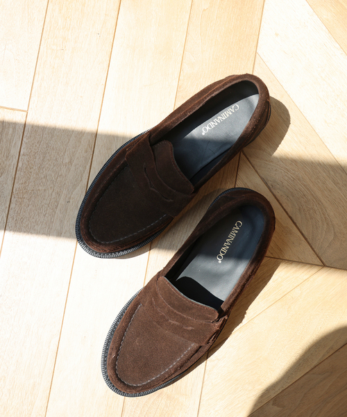 セール】【CAMINANDO/カミナンド】SUEDE LOAFER（ローファー