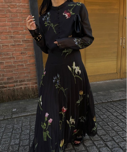 Ameri（アメリ）の「SOFIA PLEATS DRESS（ワンピース）」 - WEAR