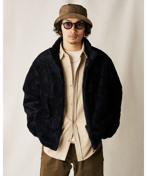 NYLON RIP FLEECE TRACK TYPE JACKET ＜SNAKE PATTERN＞（ブルゾン