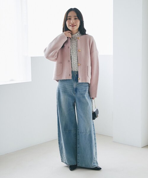 セール】【春まで使える！・着回し力抜群】ハイクオリティウール接結