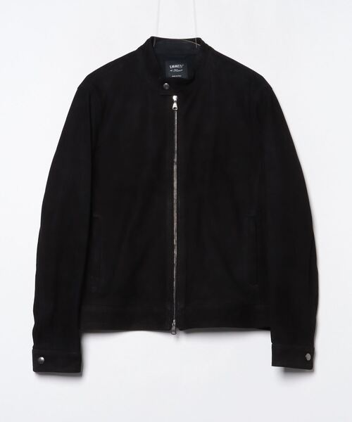 EMMETI / 別注 JURI BEAMS3 スエード シングル ライダースジャケット