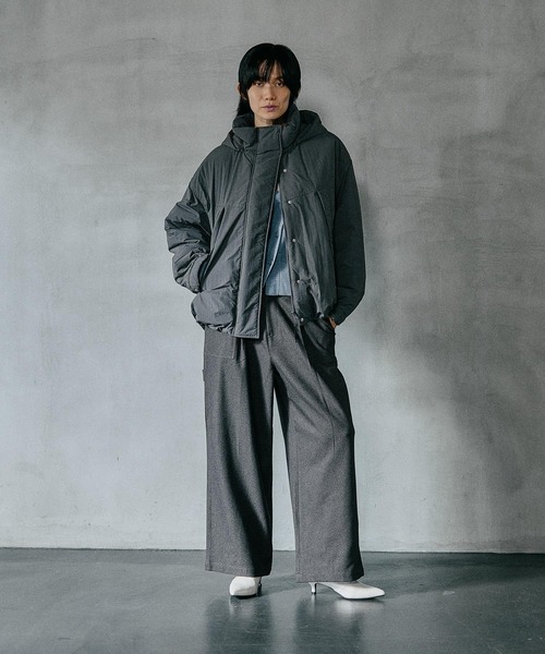 セール】【撥水加工付き】エアサーマル2WAYショートコート 523888