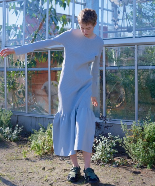 emmi（エミ）の「【emmi atelier】リブニットワンピース（ワンピース