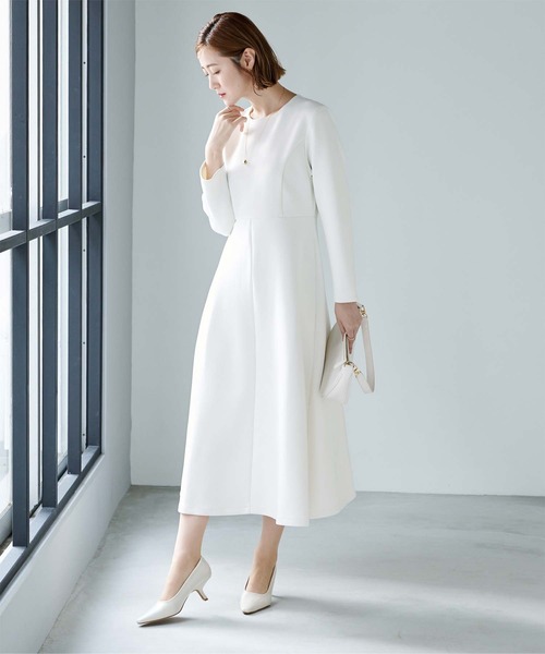 ボンディングフレアワンピース（ワンピース）｜ur's（ユアーズ）の