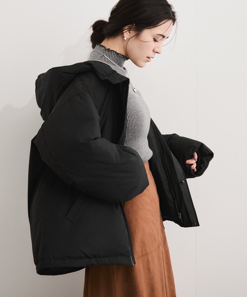 セール】コクーンダウンブルゾン（ダウンジャケット/コート）｜LE