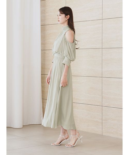 SNIDEL（スナイデル）の「コールドショルダーワンピース（ワンピース