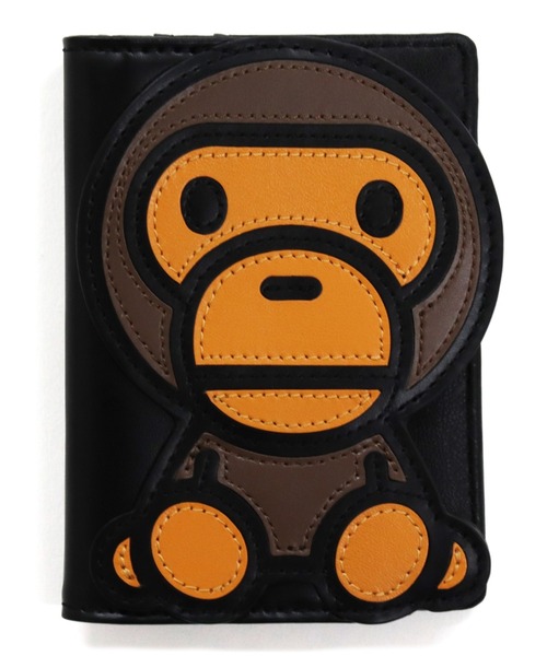 A BATHING APE（アベイシングエイプ）の「BABY MILO LEATHER CARD CASE