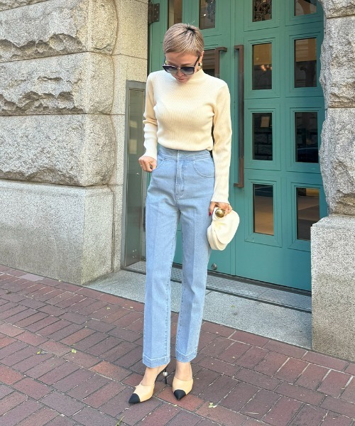 JENNE（ジェンヌ）の「パリジェンヌ大人美脚デニム（デニムパンツ