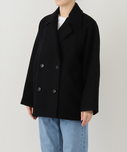 セール】《WEB限定追加》尾州ウールショートPコート（その他アウター