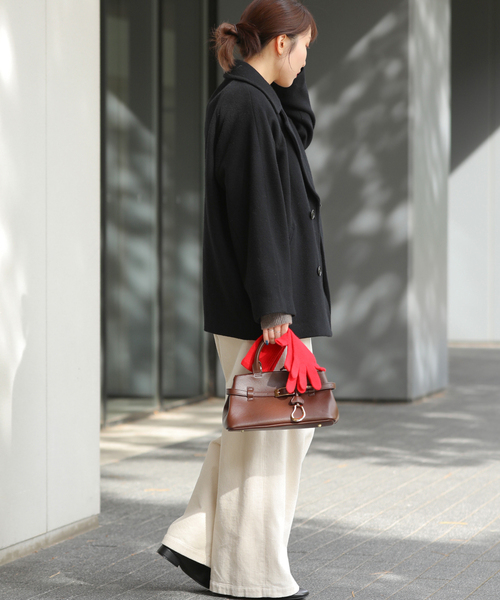 セール】《WEB限定追加》尾州ウールショートPコート（その他アウター