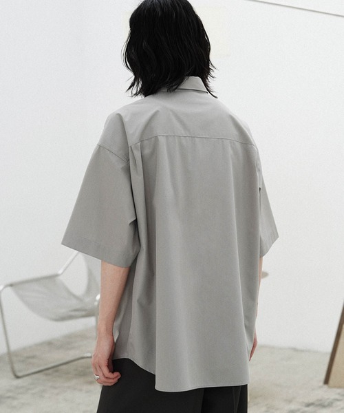 MICRO SPAN BASIC WIDE H/S SHIRT（シャツ/ブラウス）｜WYM LIDNM