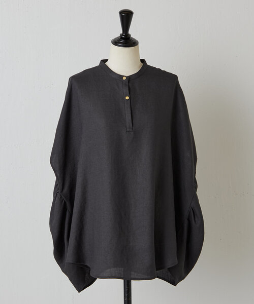 BEARDSLEY（ビアズリー）の「麻調合繊ボリュームブラウス（シャツ