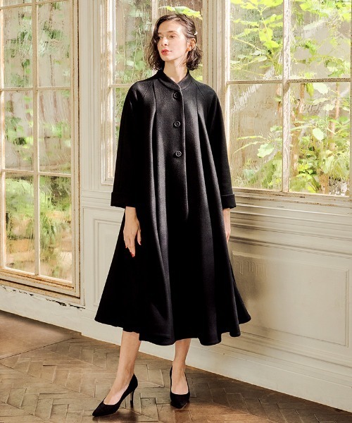 日本製クラシックフレアコート（その他アウター）｜JENNE（ジェンヌ