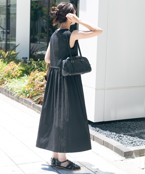 セール】リブドッキングノースリーブワンピース（ワンピース）｜ITEMS