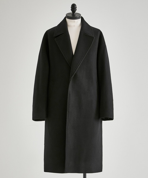 city（シティ）の「スーパー100S OVER CHESTER COAT/ウールメルトン