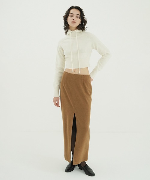 セール】SHORT KNIT HOODIE（ニット/セーター）｜CLANE（クラネ）の