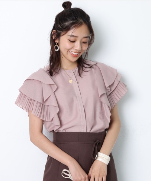 JUSGLITTY（ジャスグリッティー）の「フリルブラウス（シャツ/ブラウス