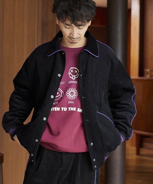 スクーカム コーデュロイ セットアップ スタジャン パンツ SKOOKUM