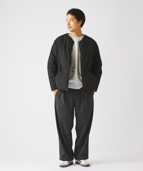 TAION / タイオン 別注 ヴァーチカルキルト リバーシブル ダウン