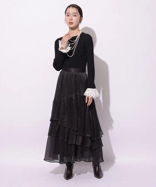 シアーランダムティアードスカート（スカート）｜Mystrada（マイ