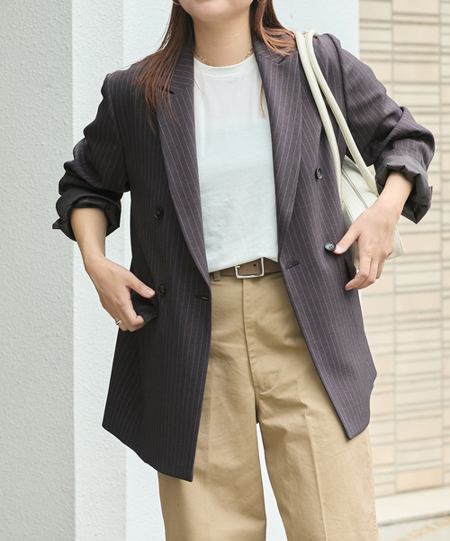 追加2》ウールライクストレッチジャケット（テーラードジャケット