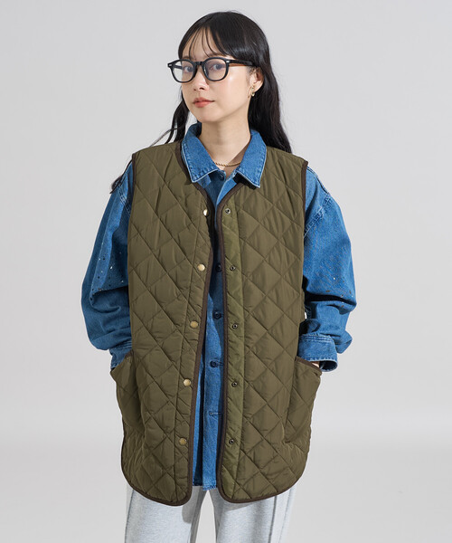 セール】PRIMALOFT ダイヤキルトベスト/プリマロフトベスト