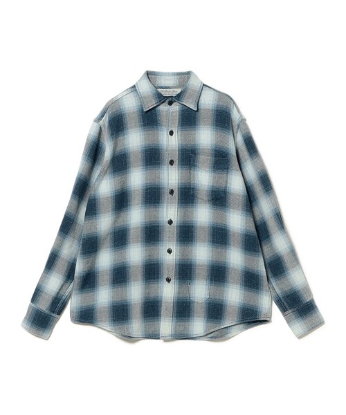 セール】【別注】REMI RELIEF / Indigo Flannel Check Shirt（シャツ