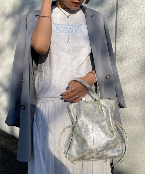 Omekashi（オメカシ）の「ROROL レザーミニ巾着トート（トートバッグ