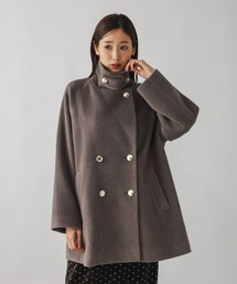 チェスターコート（ブラウン/茶色系・チェック柄）ファッション通販