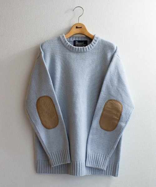 ALL ORDINARIES（オールオーディナリーズ）の「肘あて付クルーニット