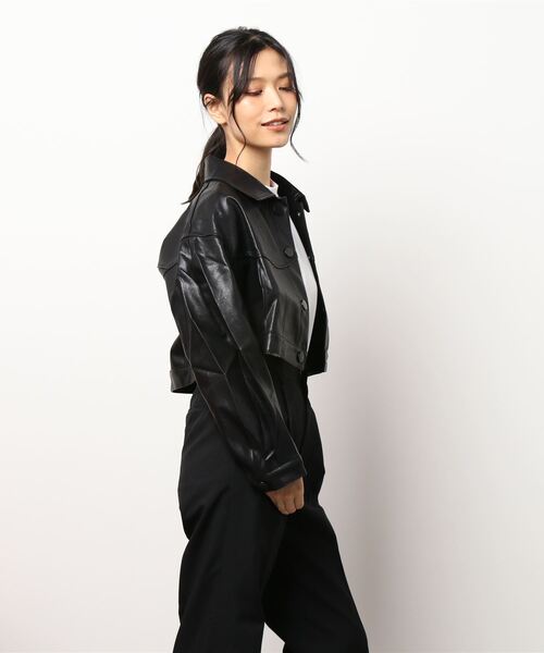 Dream garden（ドリームガーデン）の「ショート丈 レザージャケット