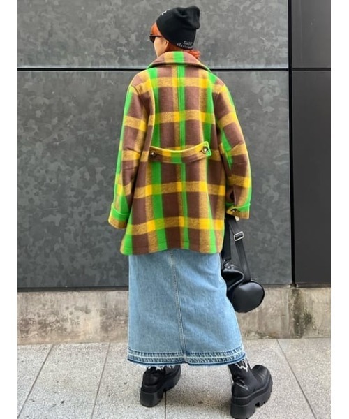 セール】WOOL BLEND OVER MIDI COAT ウールブレンド オーバー ミディ