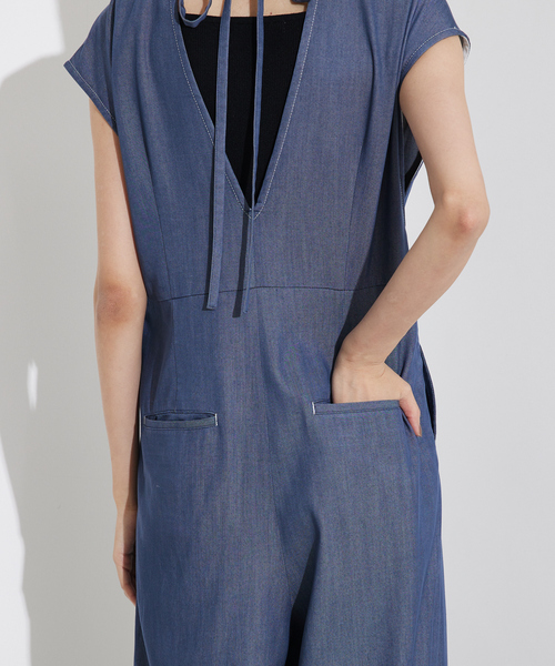 セール】ソフトデニムオールインワン（サロペット/オーバーオール