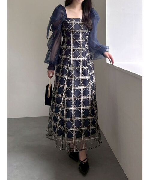 dazzlin（ダズリン）の「レースリボンオフショルドレス（ドレス）」 - WEAR