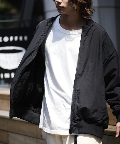 セール】限定展開 リラックスフィット ナイロン フリース リバーシブル